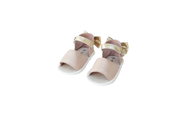 'Princess' - Peep Toe Bow Sandals